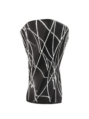 Чаша для кальяну Vantablack Tornado Чорно Біла