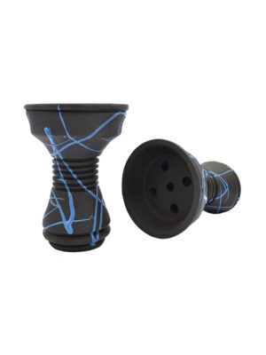 Чаша для кальяну Gusto Bowls Killa Black Glaze Синя