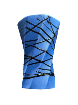 Чаша для кальяну Vantablack Tornado Rainbow Синя