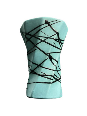 Чаша для кальяну Vantablack Tornado Rainbow Блакитна