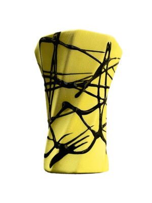 Чаша для кальяну Vantablack Tornado Rainbow Жовта