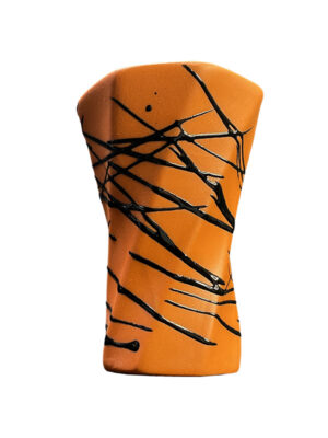 Чаша для кальяну Vantablack Tornado Rainbow Помаранчева