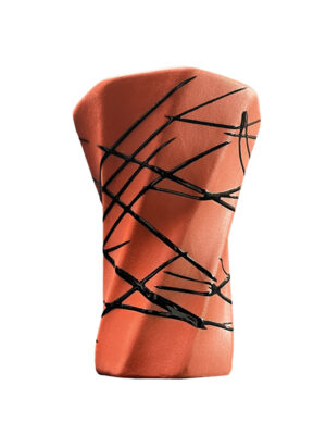 Чаша для кальяну Vantablack Tornado Rainbow Червона