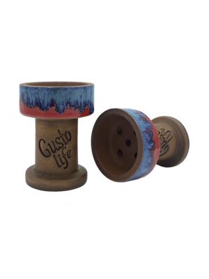 Чаша для кальяну Gusto Bowls Rook Червона / Синя