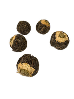 Шен Пуер порційний в'язаний з хризантемою 7г