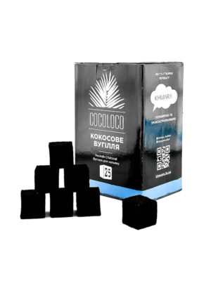 Вугілля для кальяну CocoLoco кокосове 1кг