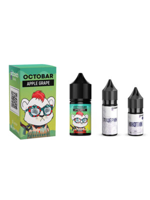 Набір премікс Octobar NFT Apple Grape 30мл 0-50мг