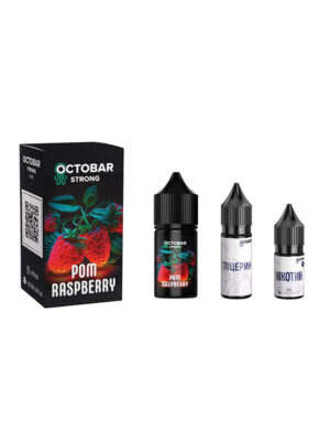 Набір премікс Octobar Strong Pom Raspberry 30мл 0-50мг