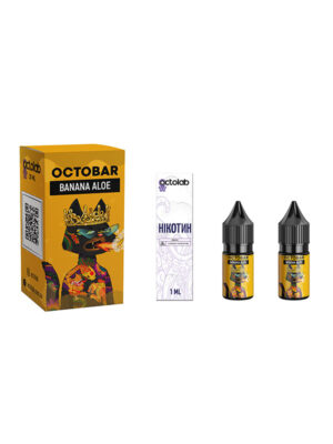 Набір премікс Octobar NFT Banana Aloe 10мл 0-50мг