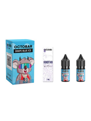 Набір премікс Octobar NFT Grape Blue Ice 10мл 0-50мг