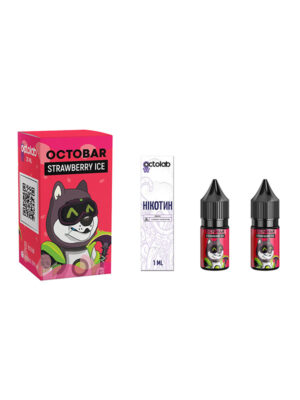 Набір премікс Octobar NFT Strawberry Ice 10мл 0-50мг