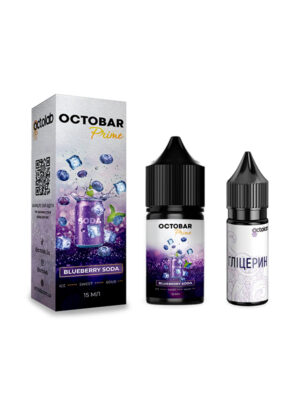 Набір премікс Octobar Prime Blueberry Soda 30мл 0-50мг