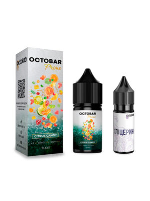 Набір премікс Octobar Prime Citrus Candy 30мл 0-50мг