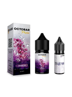 Набір премікс Octobar Prime Grape Ice 30мл 0-50мг