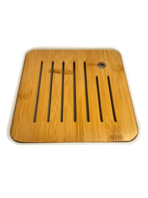 Чабань для чайних церемоній біла 20х20см