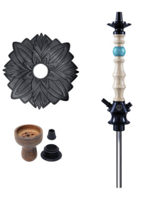 Кальян Karma Hookah 1.2 Walnut Бірюзовий