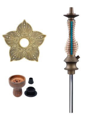 Кальян Karma Hookah 3.0 Mini Line Bronze Бірюзовий