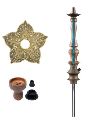 Кальян Karma Hookah 3.3 Line Bronze Бірюзовий