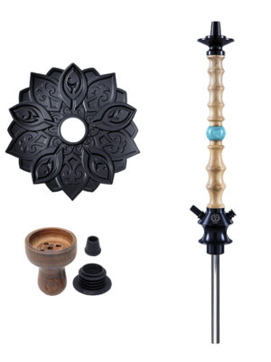 Кальян Karma Hookah 1.1 Walnut Бірюзовий