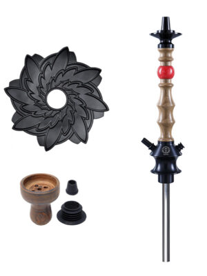 Кальян Karma Hookah 1.2 Walnut Червоний