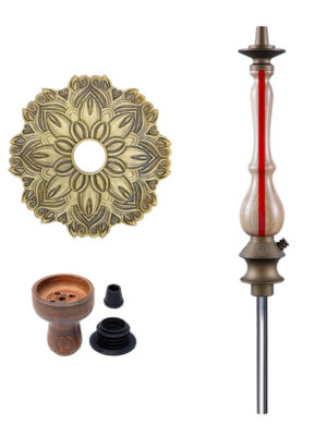 Кальян Karma Hookah 3.1 Line Bronze Червоний