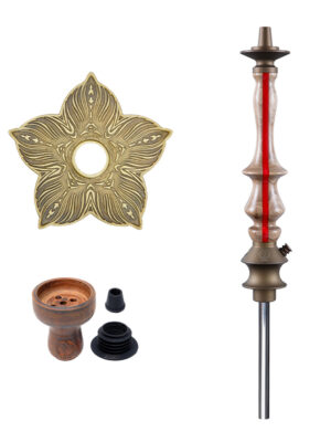 Кальян Karma Hookah 3.2 Line Bronze Червоний