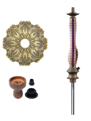 Кальян Karma Hookah 3.0 Line Bronze Фіолетовий