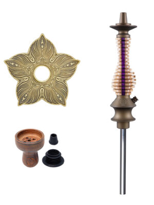 Кальян Karma Hookah 3.0 Mini Line Bronze Фіолетовий