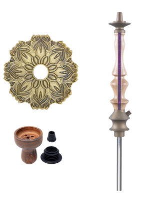 Кальян Karma Hookah 3.3 Line Bronze Фіолетовий