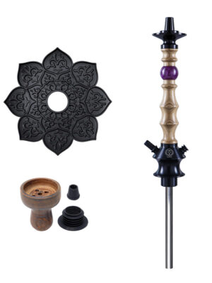 Кальян Karma Hookah 1.2 Walnut Фіолетовий