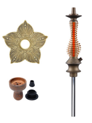 Кальян Karma Hookah 3.0 Mini Line Bronze Помаранчевий