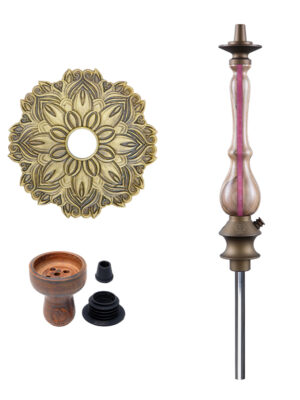 Кальян Karma Hookah 3.1 Line Bronze Рожевий