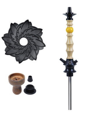 Кальян Karma Hookah 1.2 Walnut Жовтий