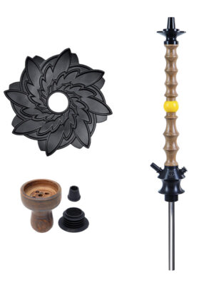 Кальян Karma Hookah 1.1 Walnut Жовтий